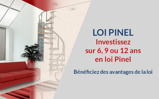 Investissez sur 6, 9 ou 12 ans en loi Pinel.